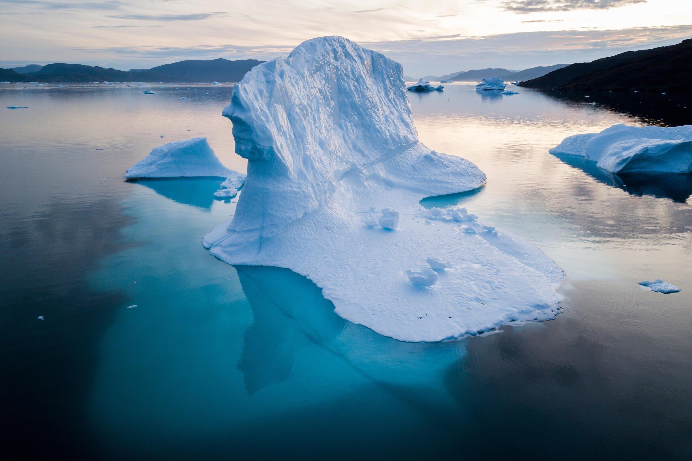 Iceberg spotted on iceberg safari in Narsaq. Photo - Aningaaq R. Carlsen
