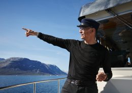 Arctic Boat Charter Captain, Erik Palo Jacobsen. Photo by Jonathan Pozniak.