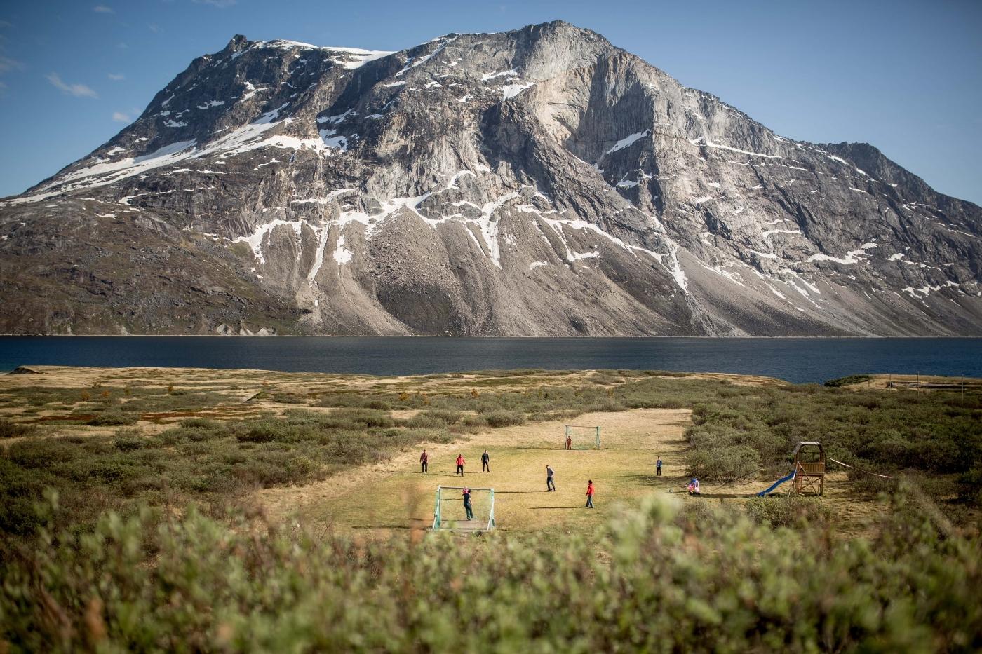 The backcountry soccer or football field at Qooqqut in the fjord near Nuuk in Greenland. Photo by Mads Pihl.jpg