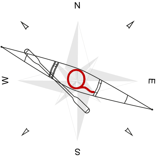 Qajaq logo kompas