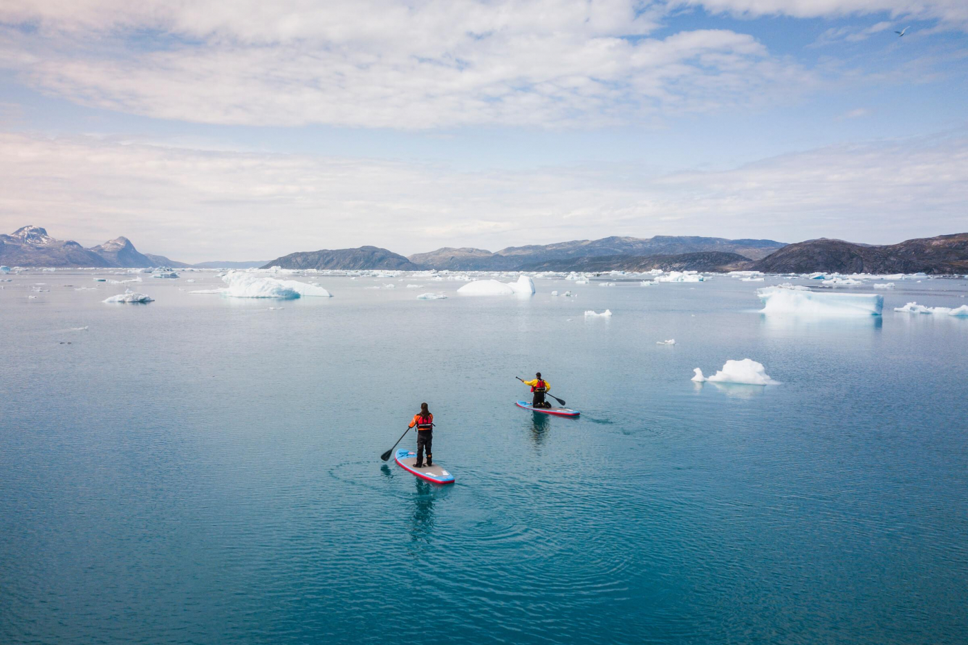 SUP with Nuuk Adventure. Photo - Aningaaq R. Carlsen, Visit Greenland