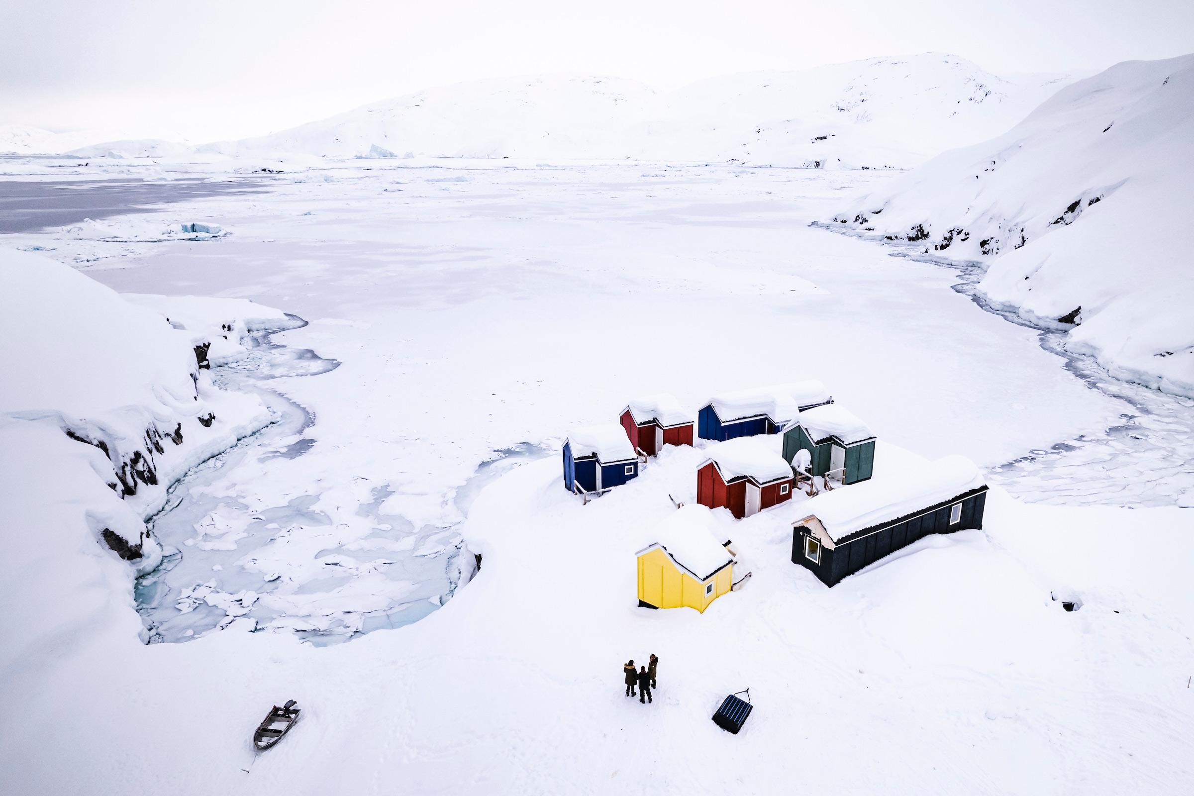 The camp by Arctic Dream. The Icecamp. Photo by Aningaaq Rosing Carlsen - Visit Greenland