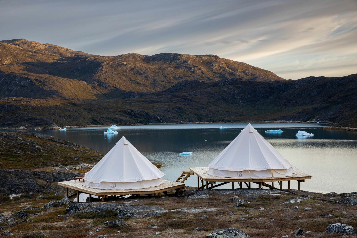 Camp Kangiusaq. Photo by Nuuk Water Taxi