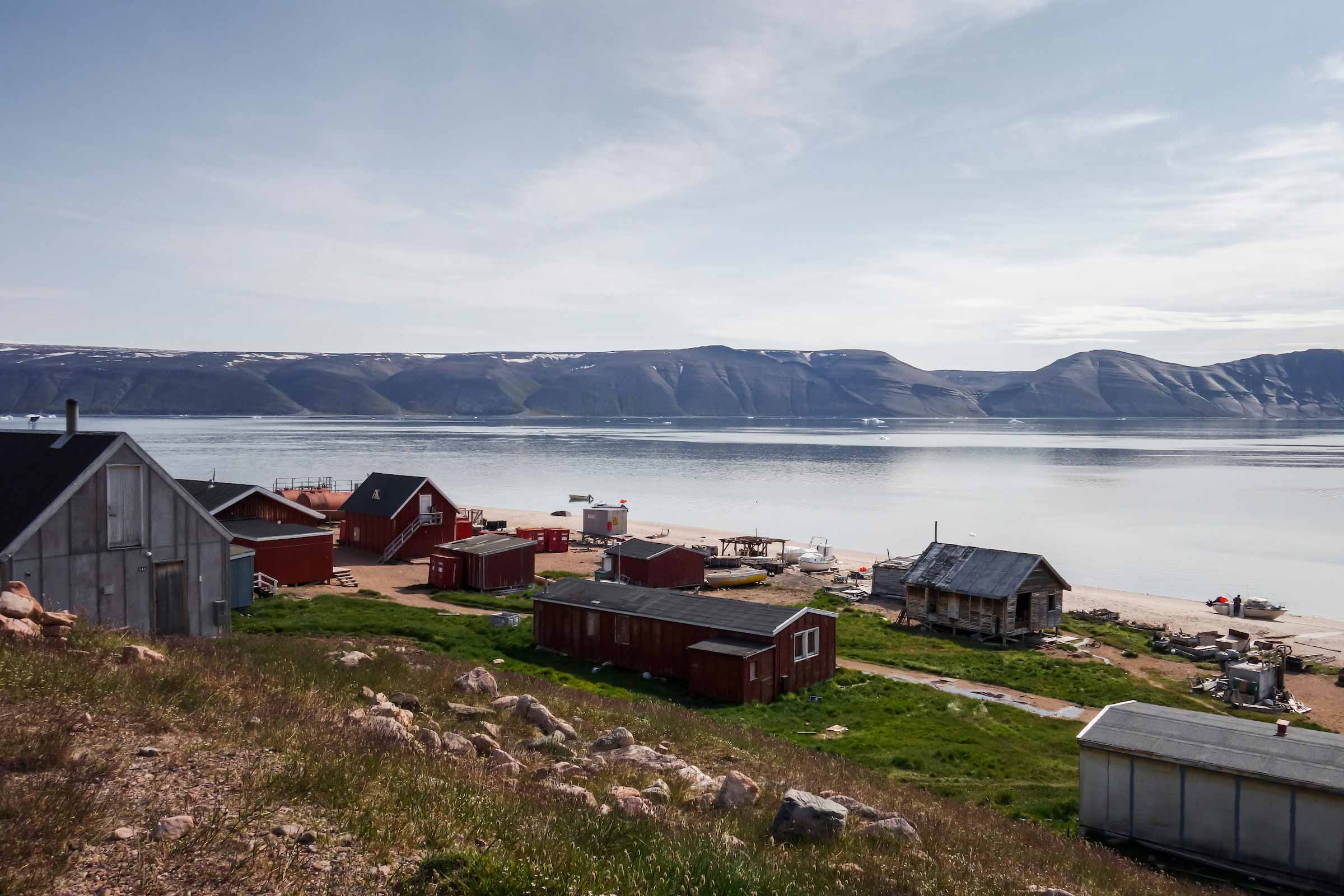 Peaceful Siorapaluk in sunny afternoon in summer time. Photo by Kim Insuk - Visit Greenland