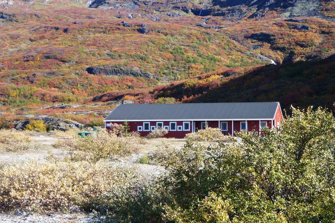 Summer at Narsarsuaq Hostel in South Greenland. Photo by Blue Ice Explorer