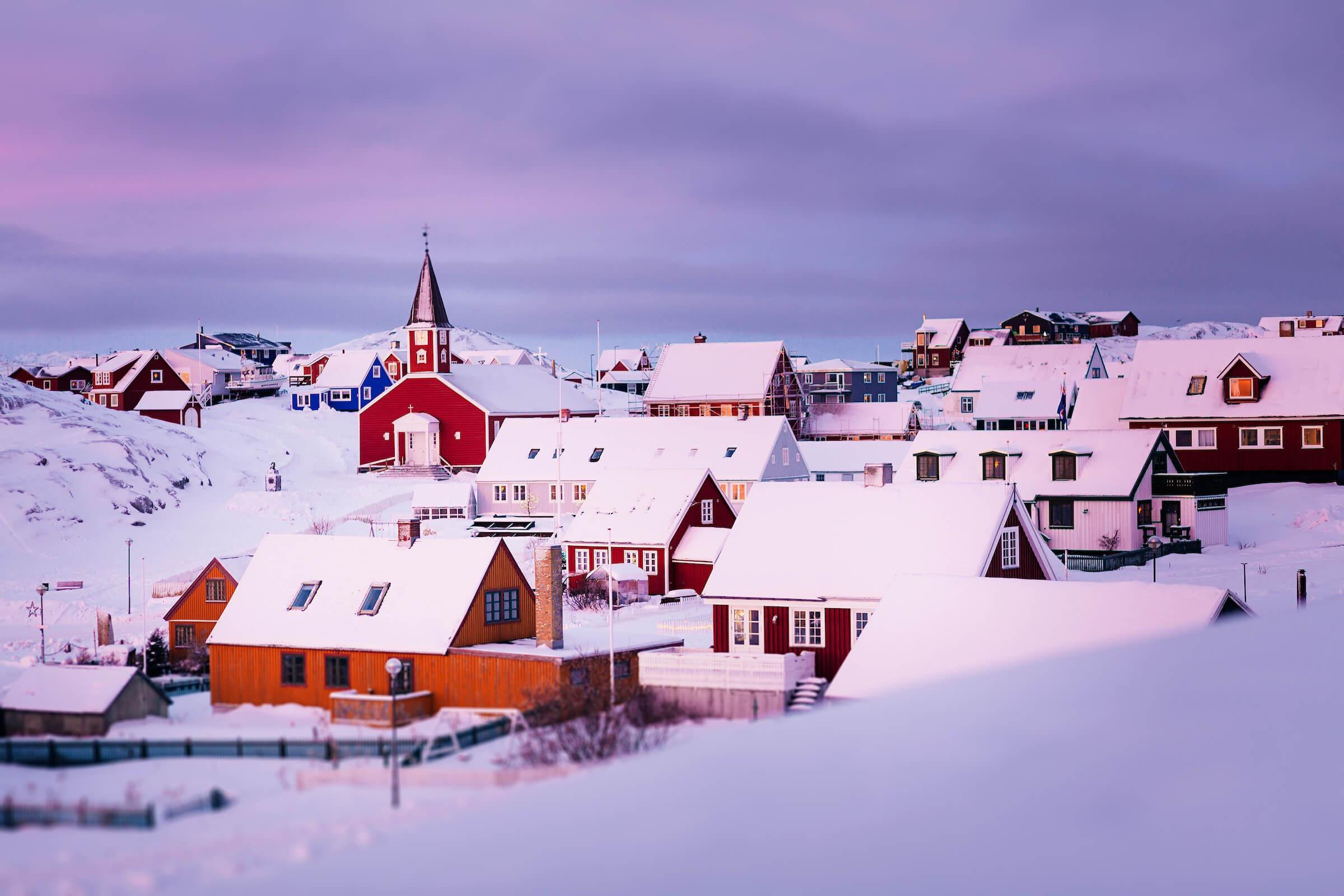 The old part of Nuuk in Greenland on a cold winter day in December. Photo by Rebecca Gustafsson.jpg