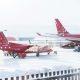 Air Greenland airplanes waiting for takeoff in Kangerlussuaq. Photo by Filip Gielda, Visit Greenland