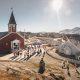 The old church in Nuuk on a sunny National Day in Greenland, June 21 - 2015. Photo by Mads Pihl - Visit Greenland