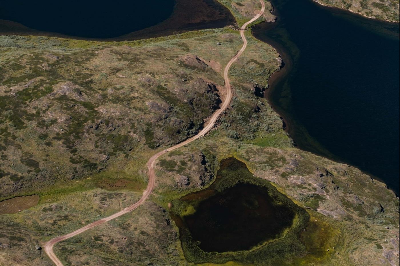 Road to Tasiusaq from Qassiarsuk. Photo by Aningaaq R Carlsen