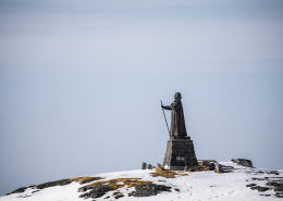 Hans Egede Statue in Nuuk. Photo by Aningaaq R. Carlsen.