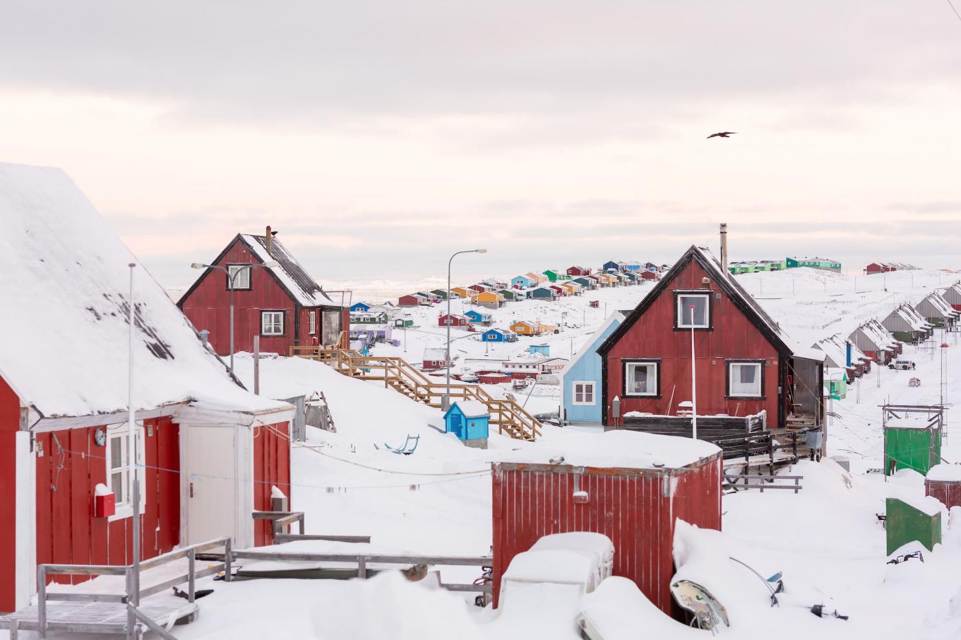House Row in Aasiaat. Photo - Filip Gielda, Visit Greenland