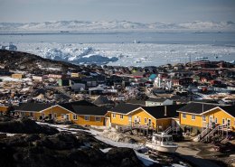 Ilulissat view from the back. Photo by Aningaaq Rosing Carlsen - Visit Greenland