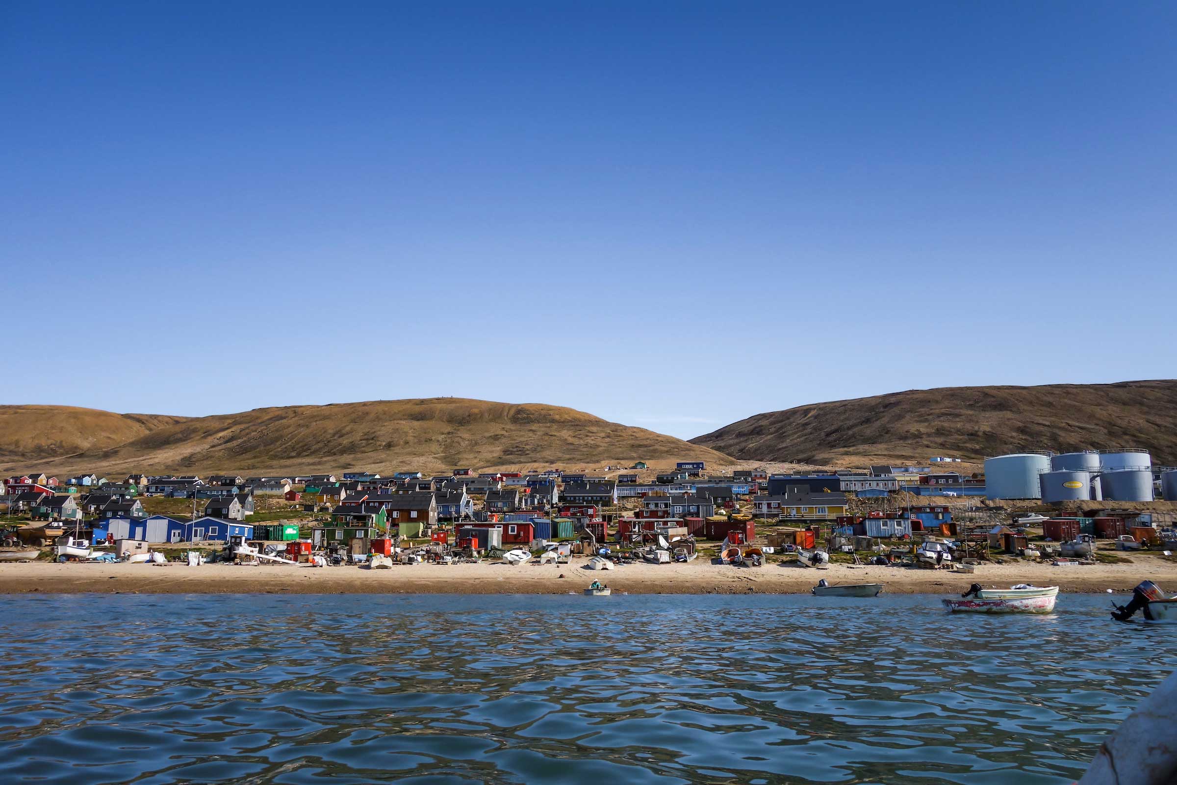 Qaanaaq from the sea. Photo by Kim Insuk - Visit Greenland