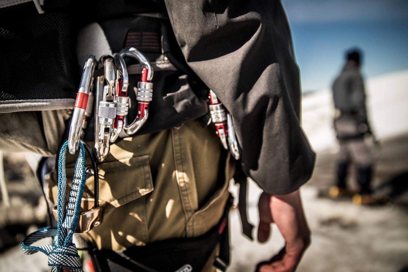 Hiking gear on a Greenland Travel guide in East Greenland. By Mads Pihl
