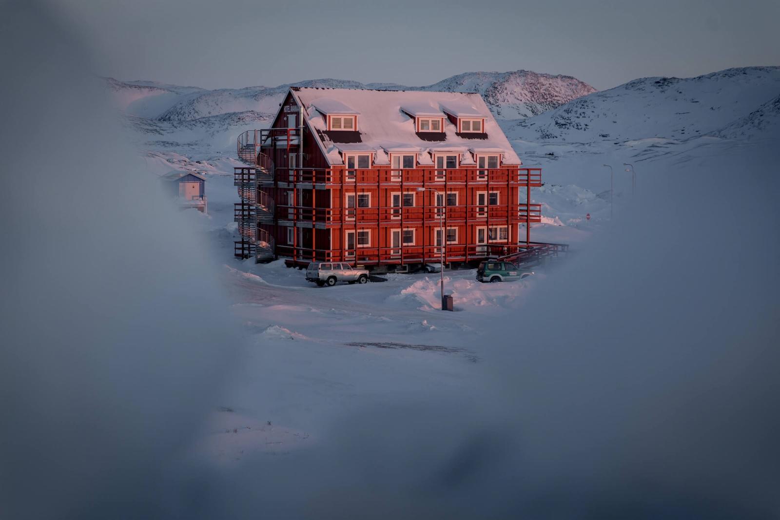Hotel Avannaa in Ilulissat in Greenland. Photo by Mads Pihl - Visit Greenland