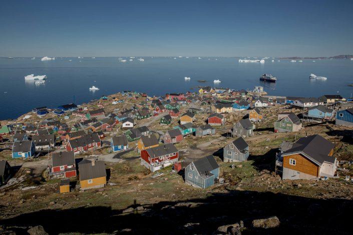 Upernavik is the largest town in North Greenland
