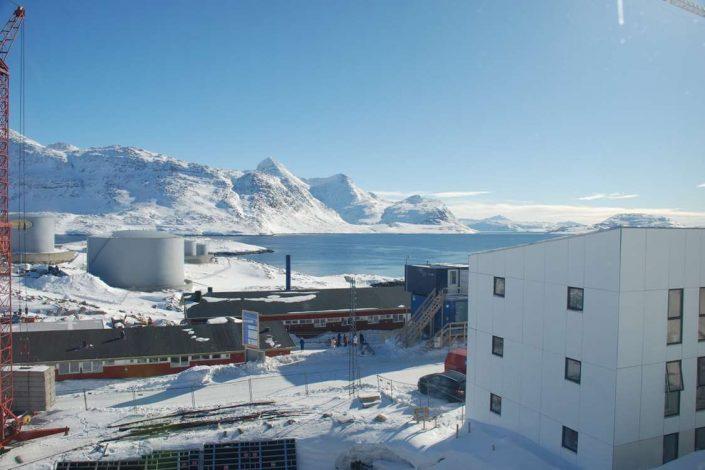 View over parts of Nuuk and a fjord. Photo by Vandrehuset.com, Visit Greenland