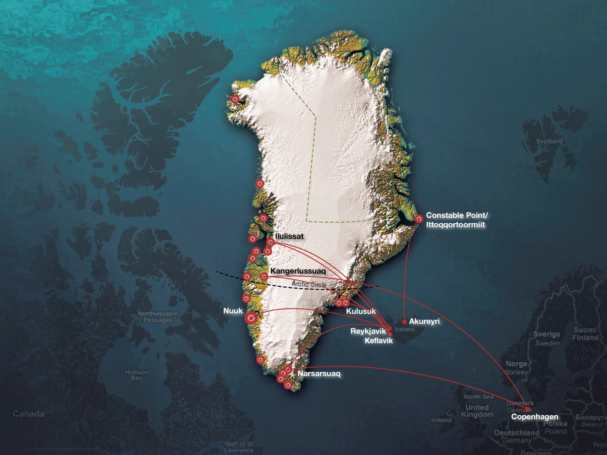 How To Get To Greenland From Denmark And Iceland 