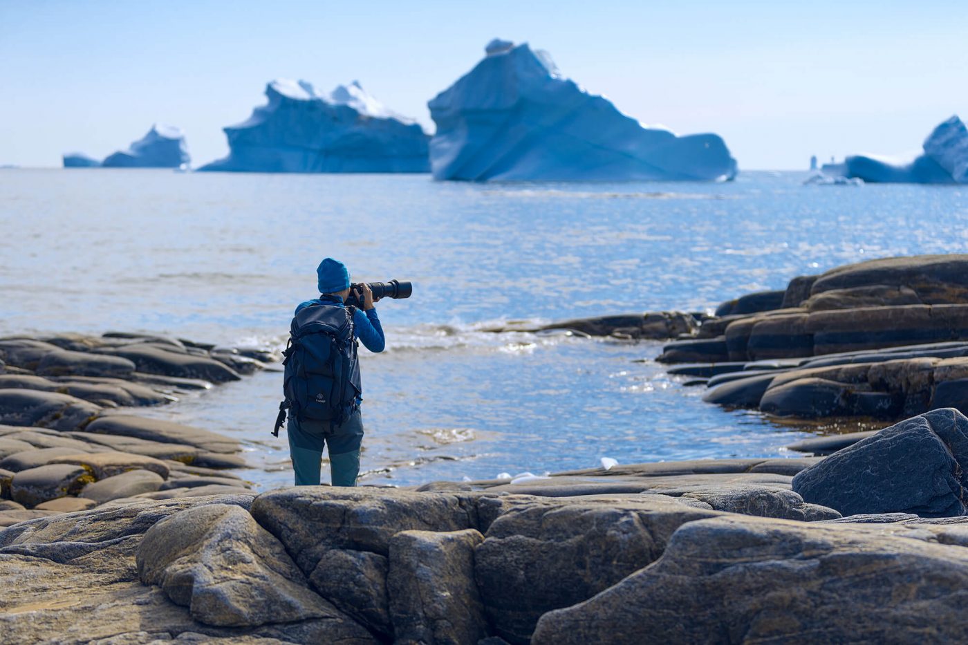 Greenland photographer - Disko Island beach. Photo by Karim Sahai.