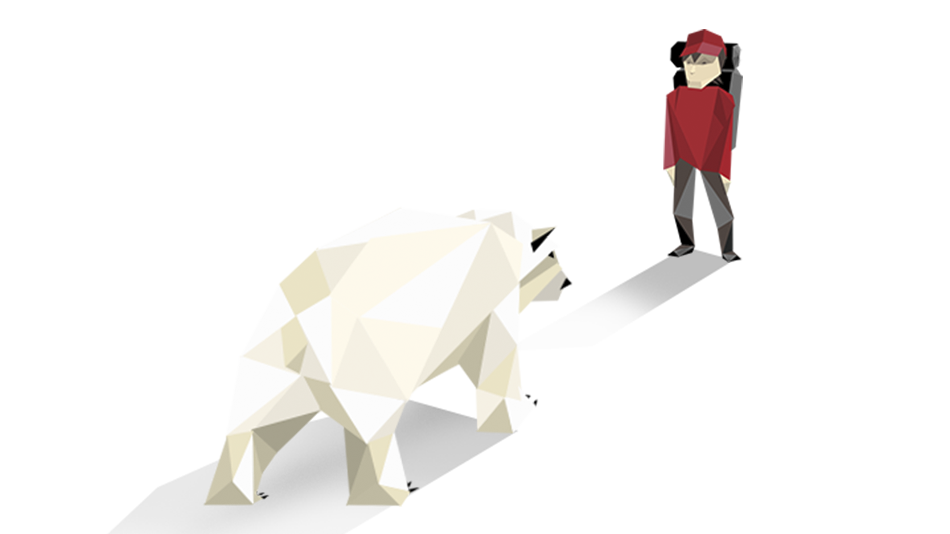 Encountering polar bear