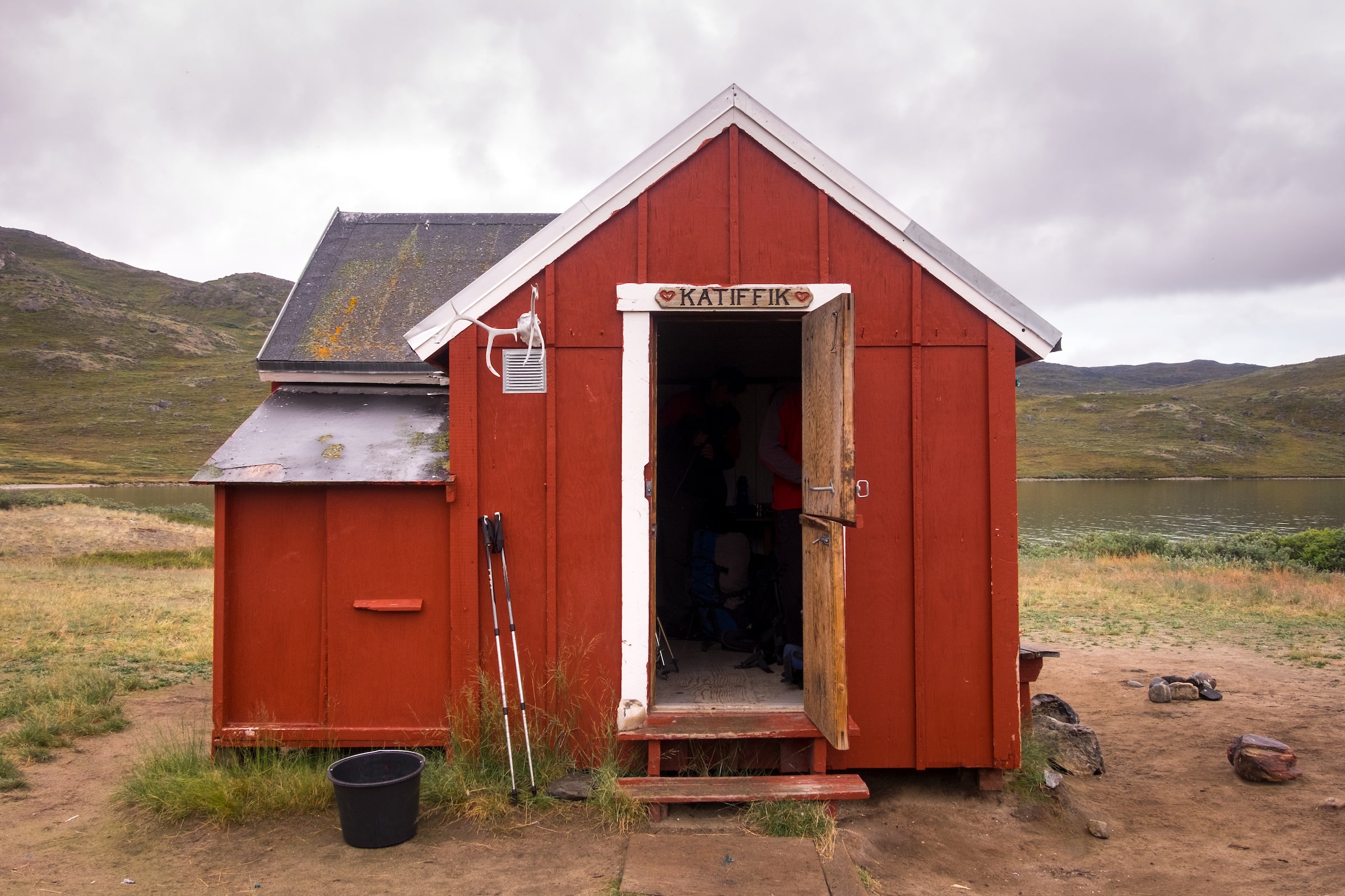 Katiffik Hut entrance - Day 1 of Arctic Circle Trail. Photo by Lisa Germany