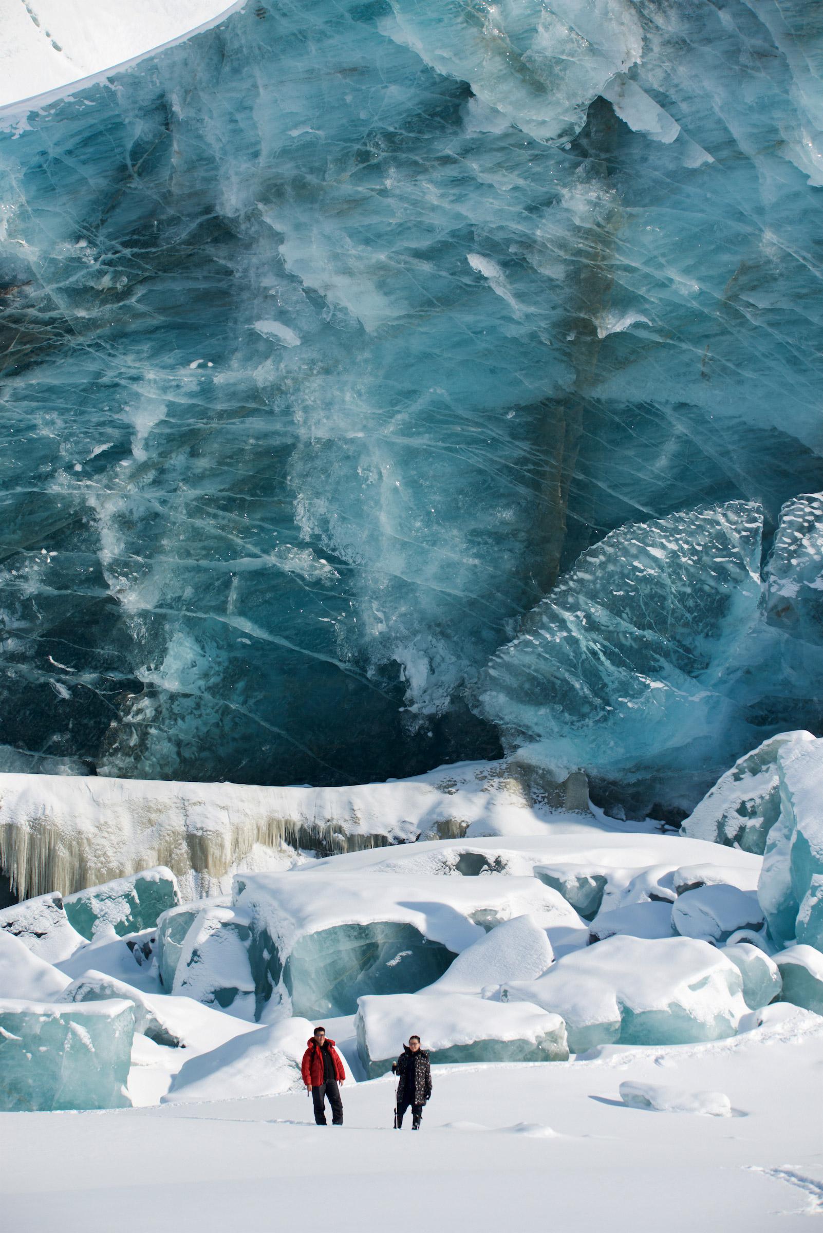 Ice sheet lines. Photo by Adam Lyberth - Visit Greenland