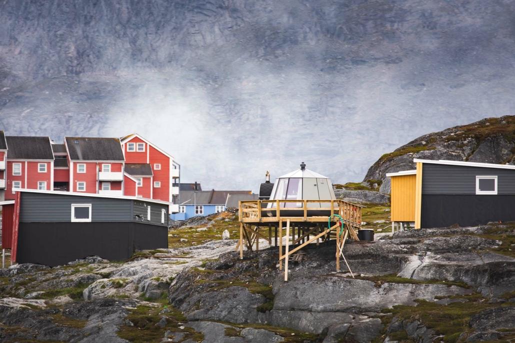 Aurora hut (Glass igloo) - Inuk Travel. Photo by Aningaaq Rosing Carlsen