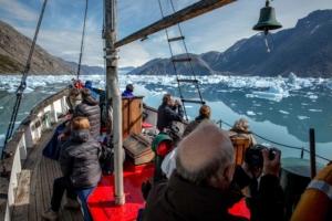 Boat tour in the Qooroq ice fjord near Narsarsuaq