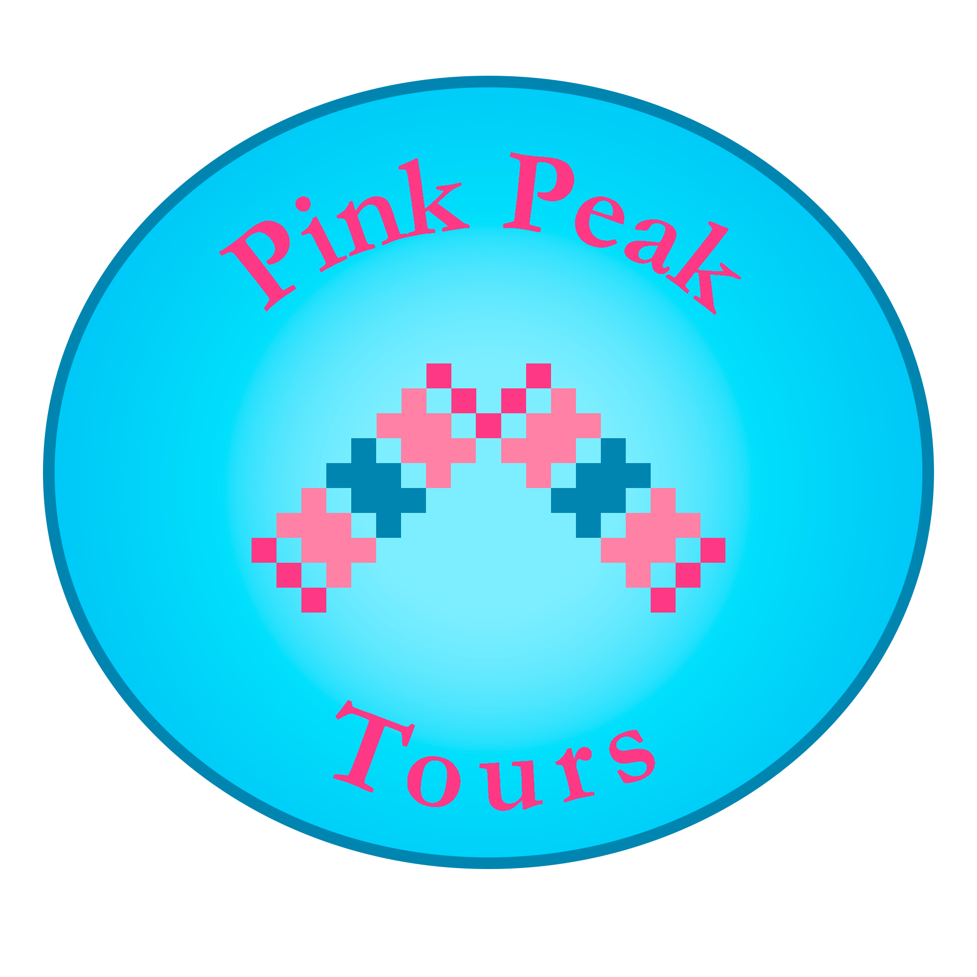 Pink peak tours logo