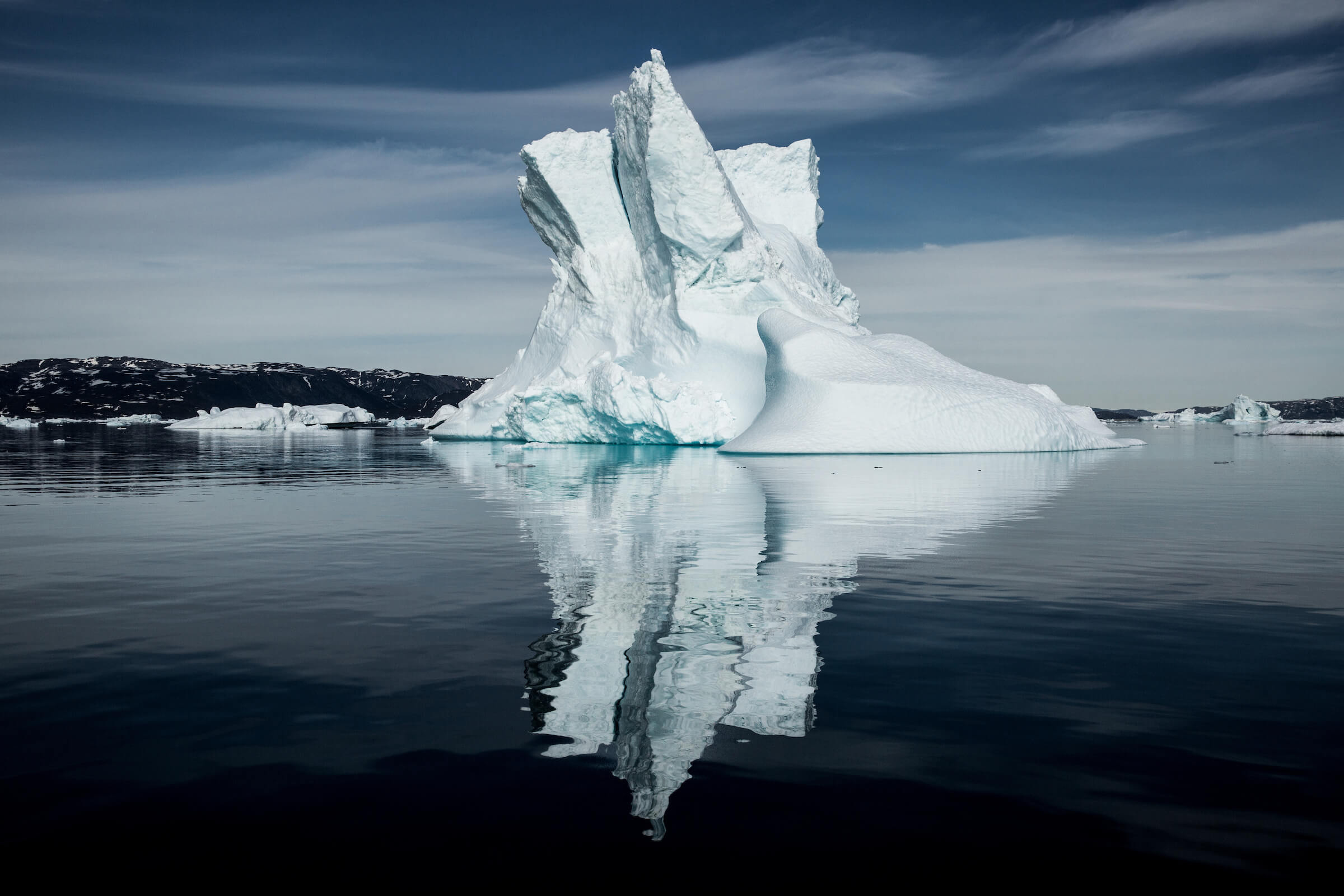 Chasing electric blue icebergs in Greenland - CRYOPOLITICS