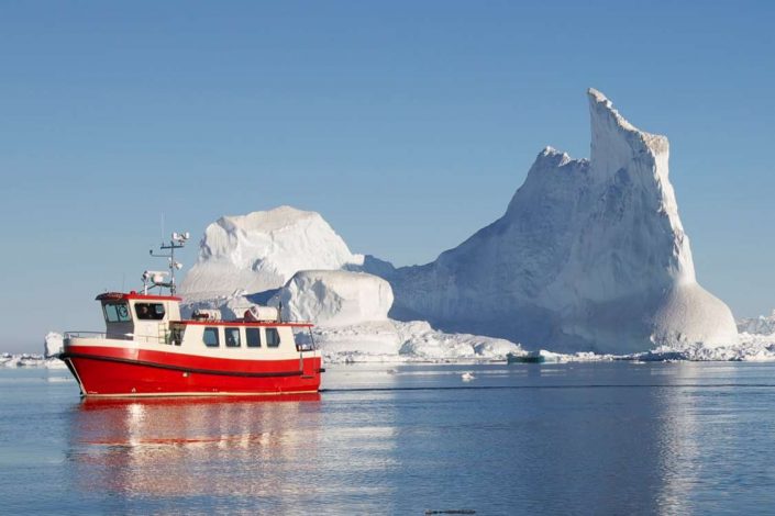 Boat tour into the Pack-ice near Angmagssalik. Photo by Arctic Wonderland Tours, Visit Greenland