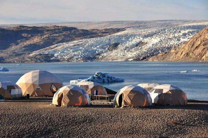 The Qaleraliq glacier camp. Photo by Tasermiut South Greenland Expeditions, Visit Greenland