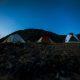 Tourists camping in a tent at Polar Lodge in Kangerlussuaq, Greenland. Photo by Mads Pihl